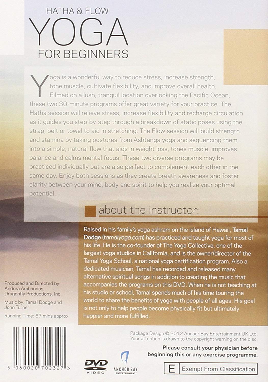 Hatha & Flow Yoga for Beginners (DVD) Andrea Ambandos