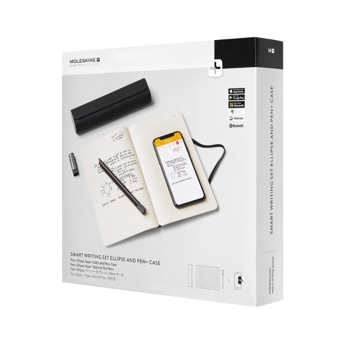 Set pix, penar, paper tablet Moleskine Smart Writing Set Ellipse and Case Moleskine