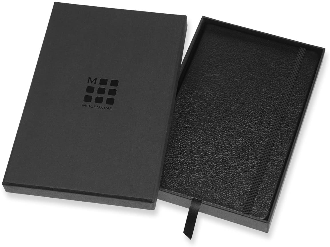Moleskine Leather Box Edition Hard Cover, Large, Ruled