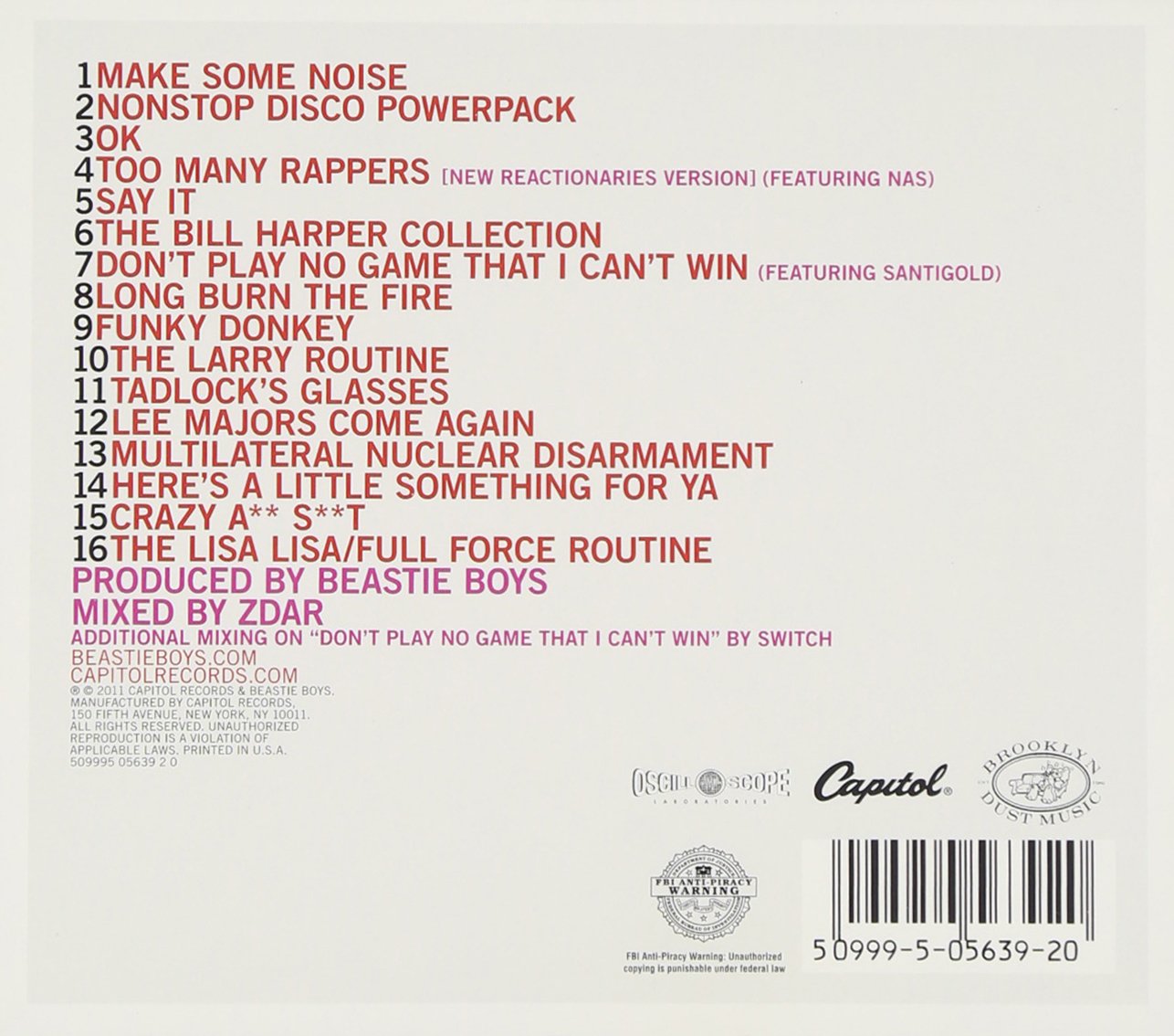 Hot Sauce Committee Part Two Beastie Boys