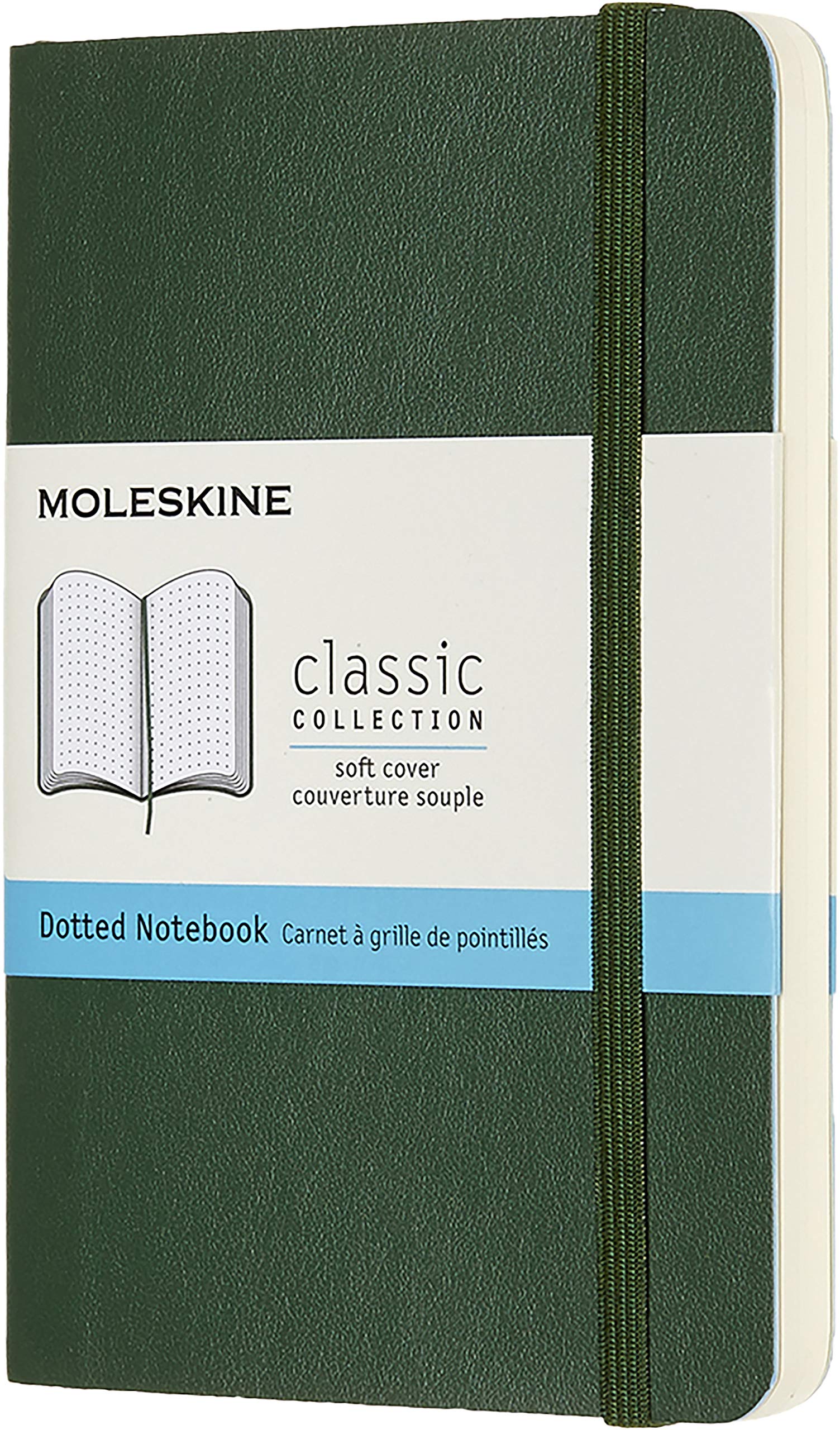 Moleskine Classic Pocket, Dotted, Soft Cover Myrtle Green Moleskine