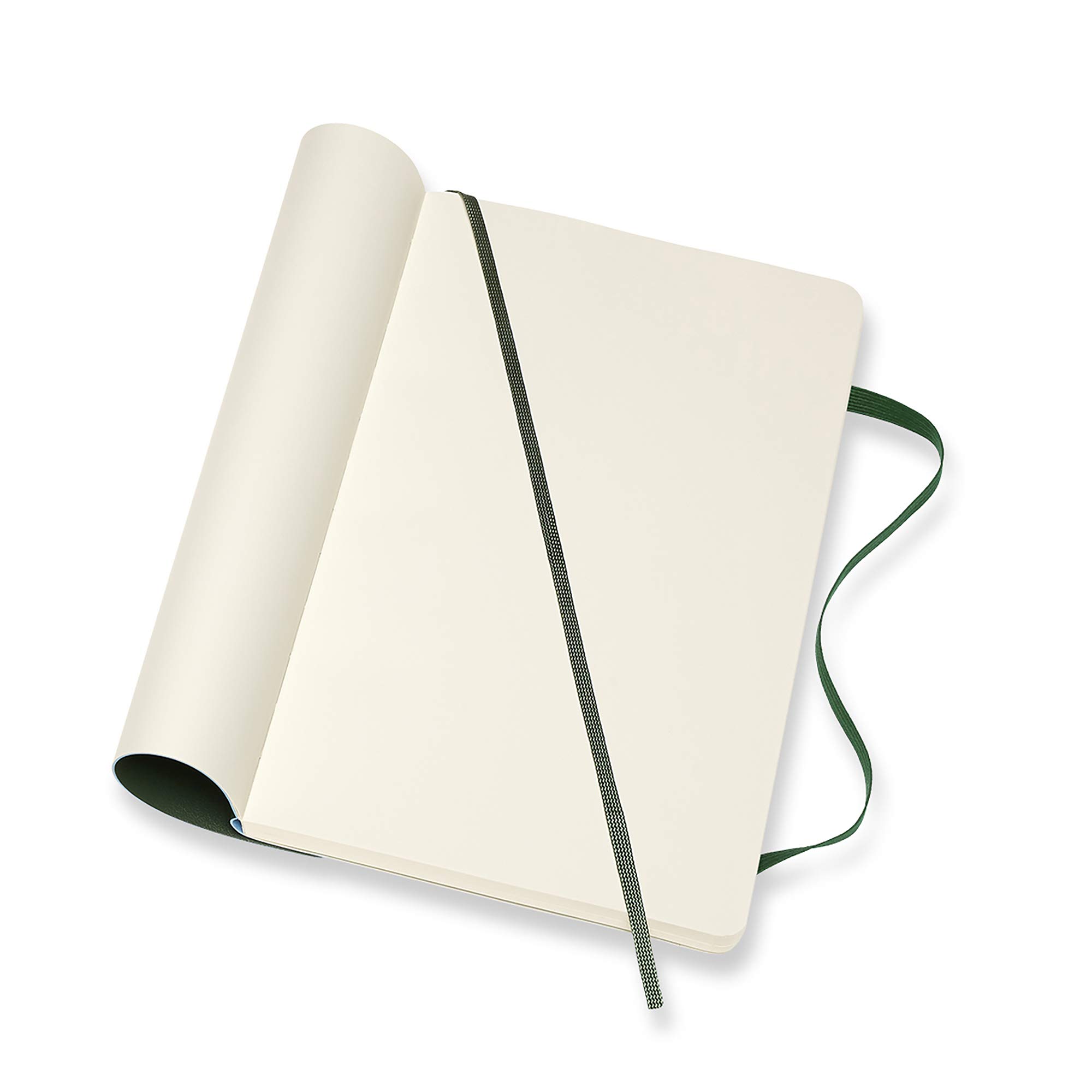 Moleskine Classic Large, Soft Cover, Plain Myrtle Green Moleskine