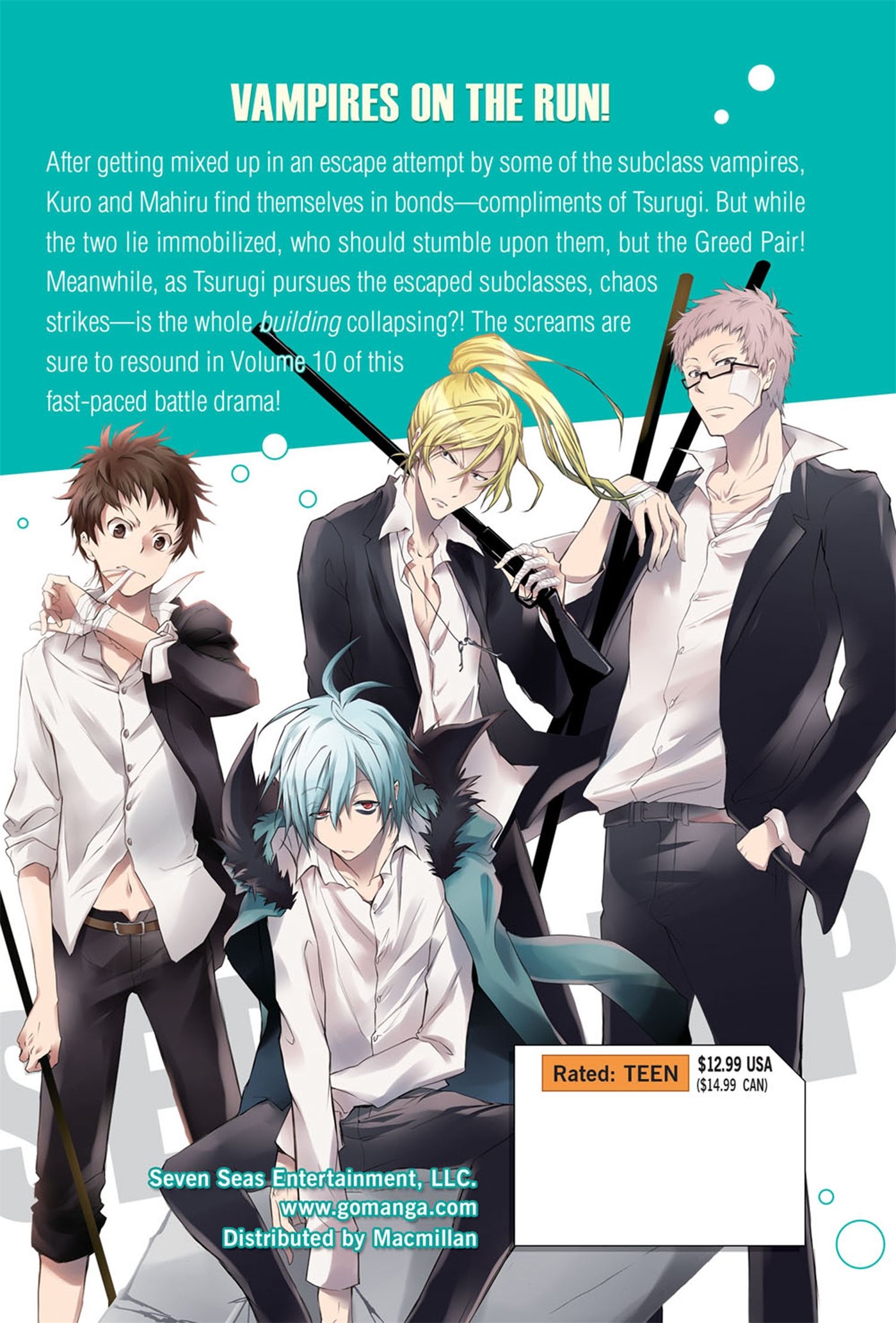 Servamp Volume 10 Strike Tanaka