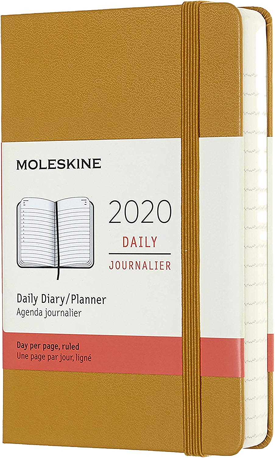 Agenda 2020 Moleskine 12Month Daily Notebook Planner Ripe Yellow