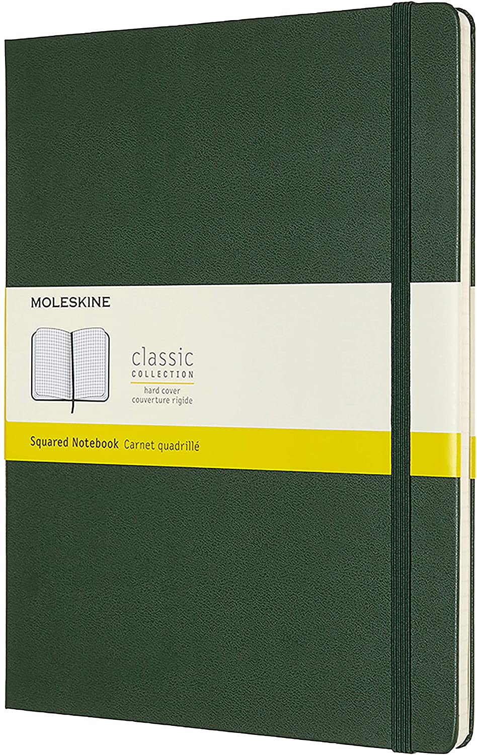 Moleskine Classic Squared Myrtle Green, XLarge, Hard Cover Moleskine
