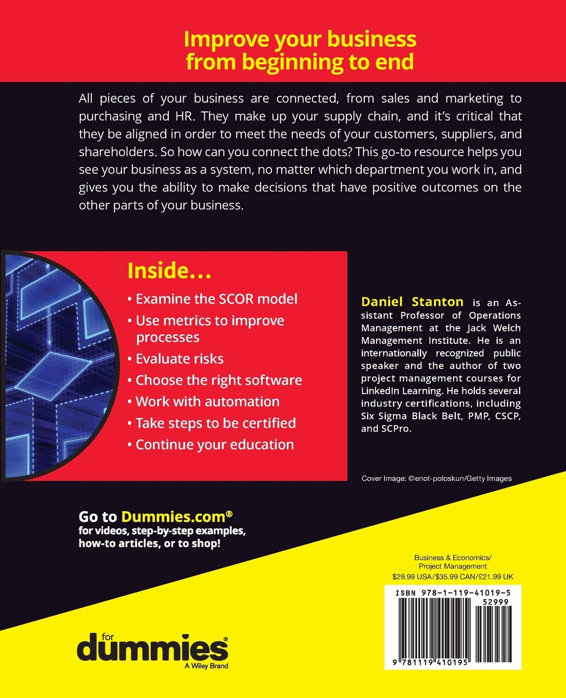 Supply Chain Management For Dummies Daniel Stanton