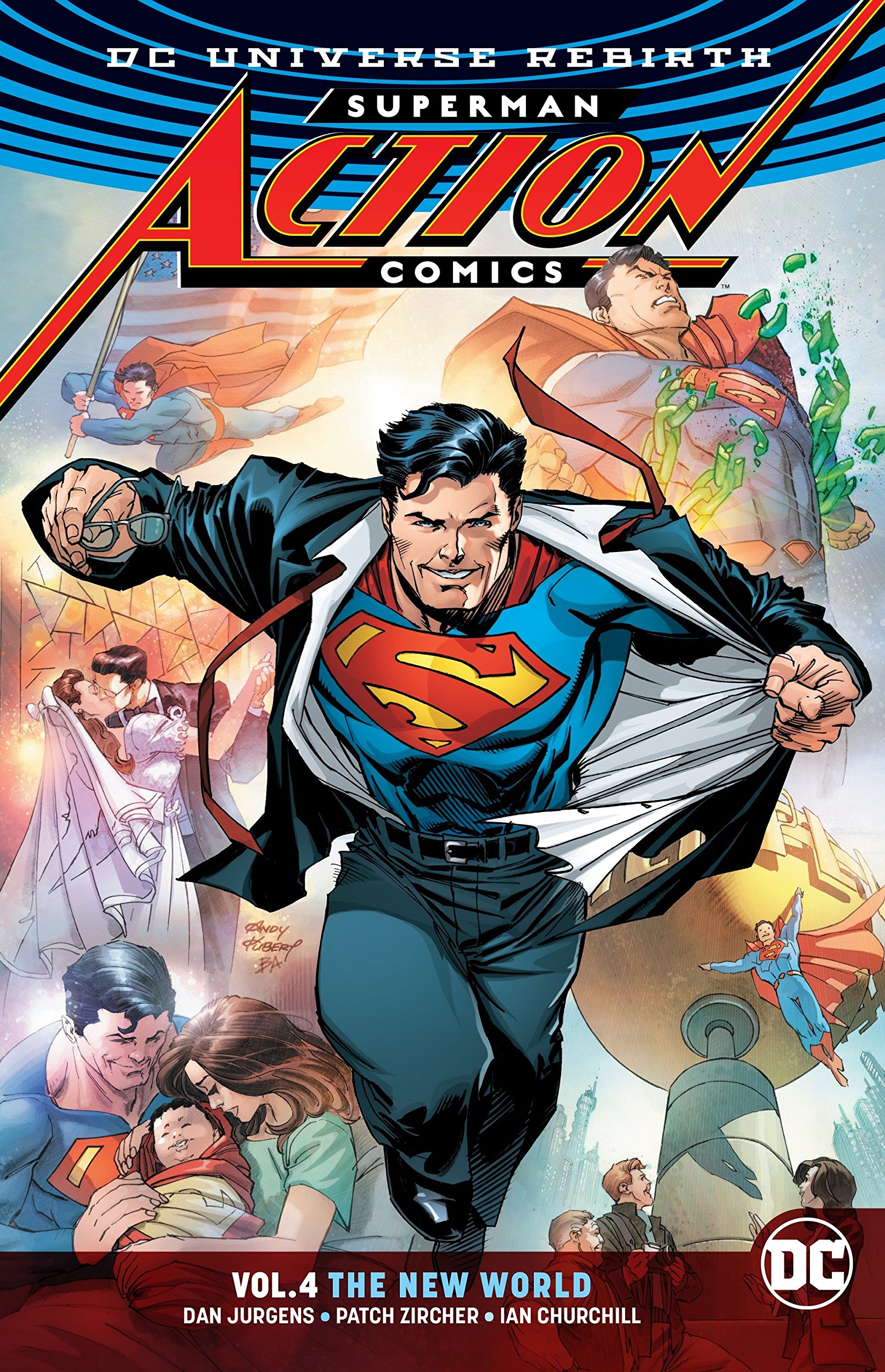 Superman Action Comics Vol. 4 The New World (Rebirth) Dan Jurgens