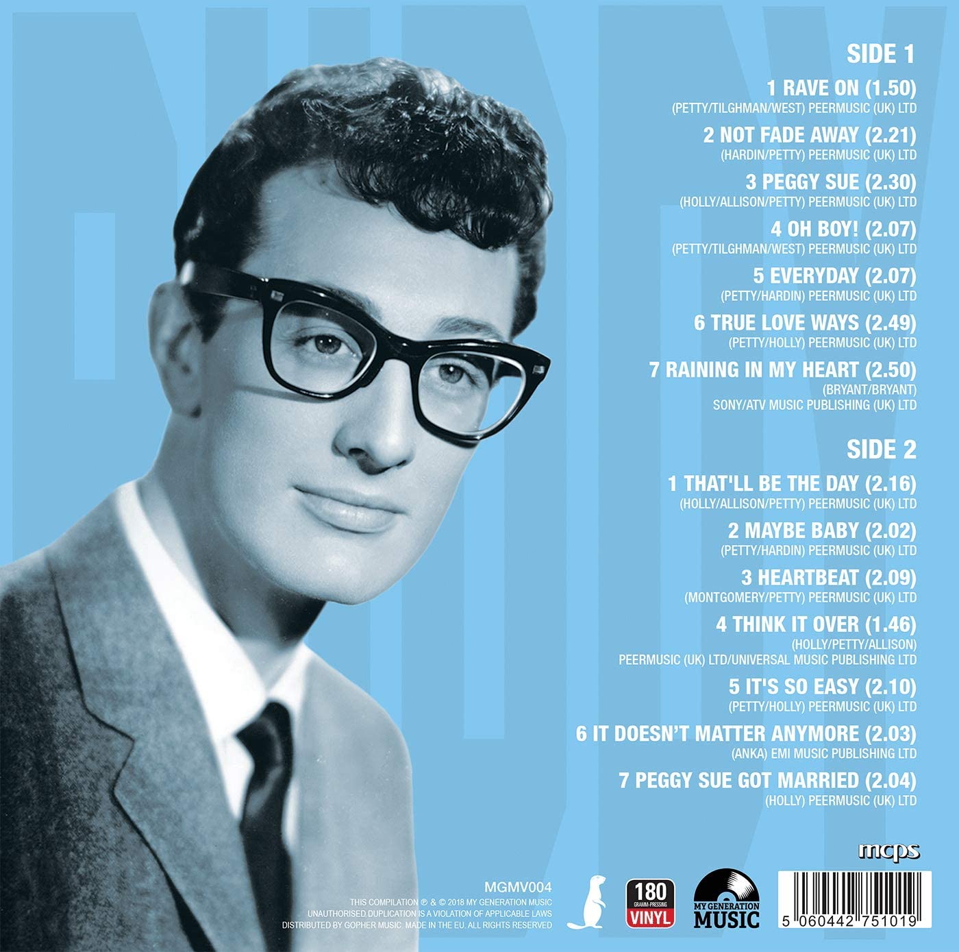The Day The Music Died Vinyl Buddy Holly