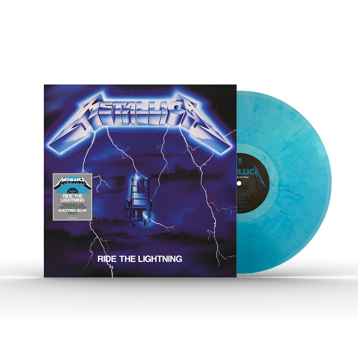 Ride The Lightning Electric Blue Vinyl Metallica