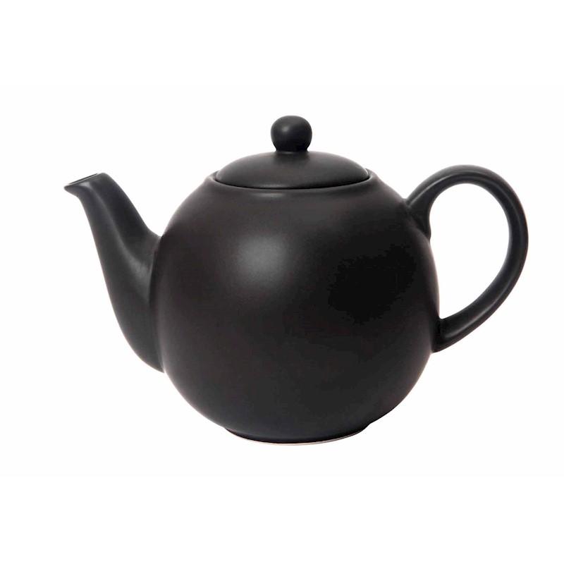 Ceainic London Pottery Globe 6 CUP TEAPOT MATT BLACK Creative Tops