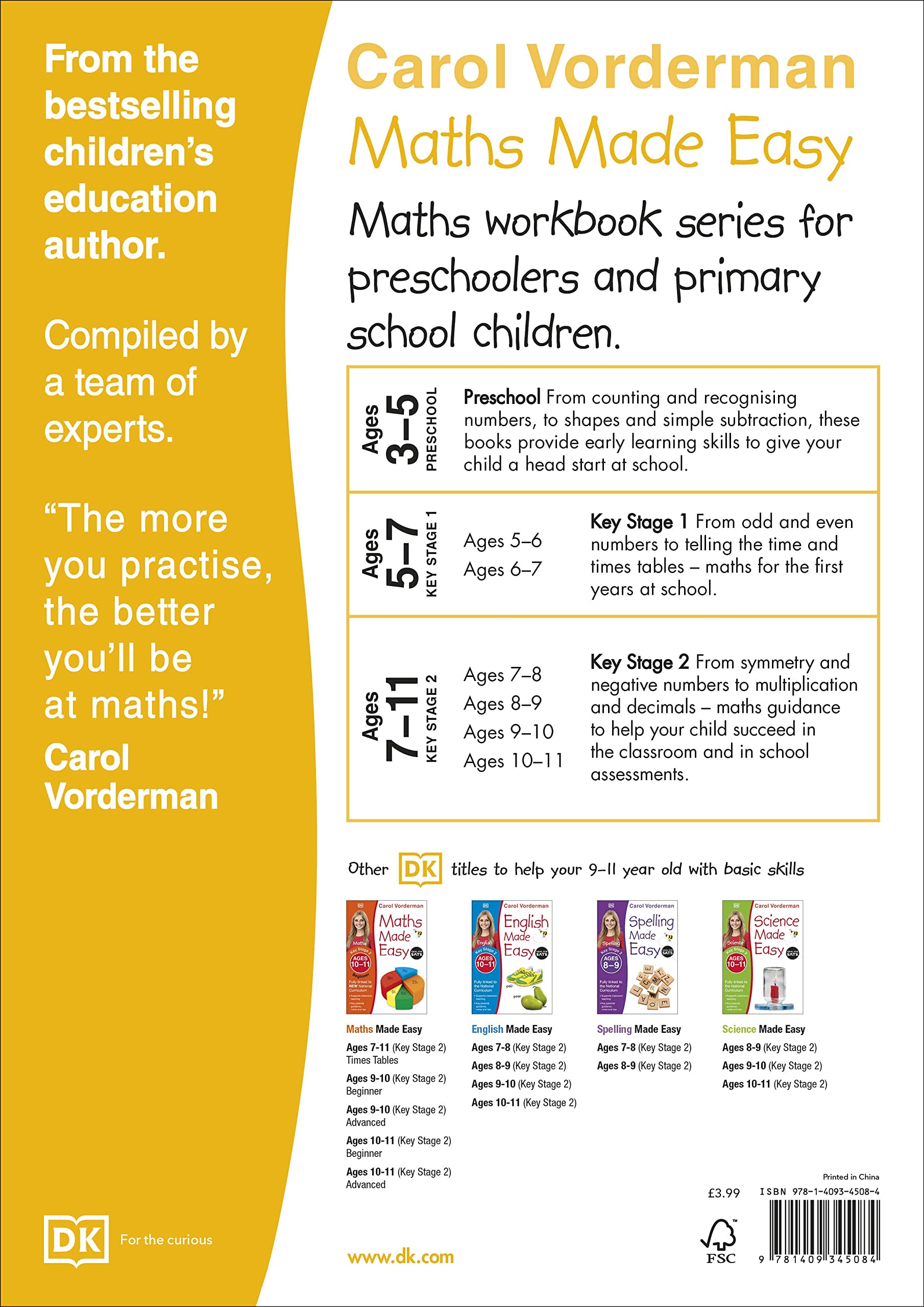 Maths Made Easy Carol Vorderman