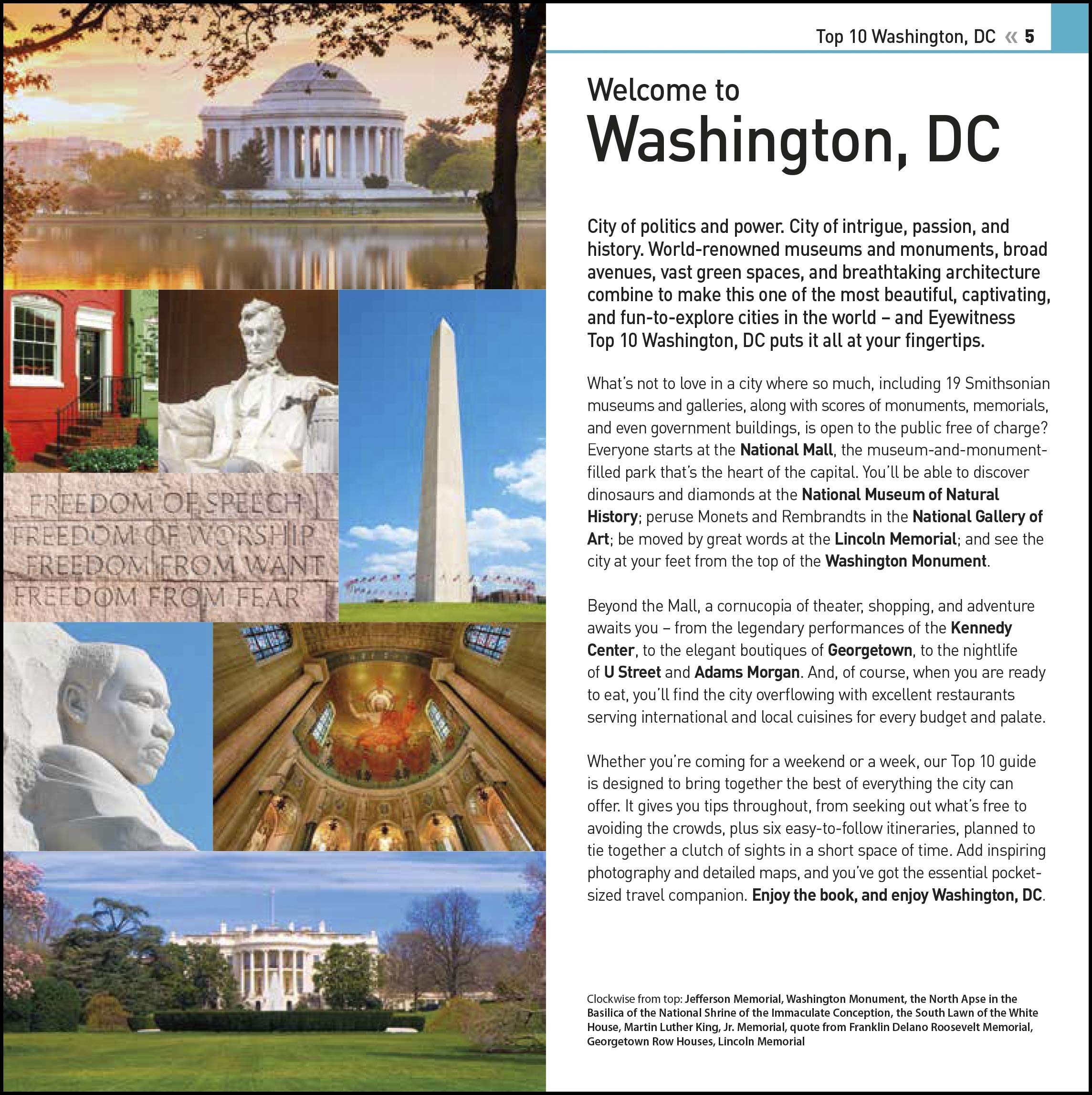 Top 10 Washington DC DK Travel