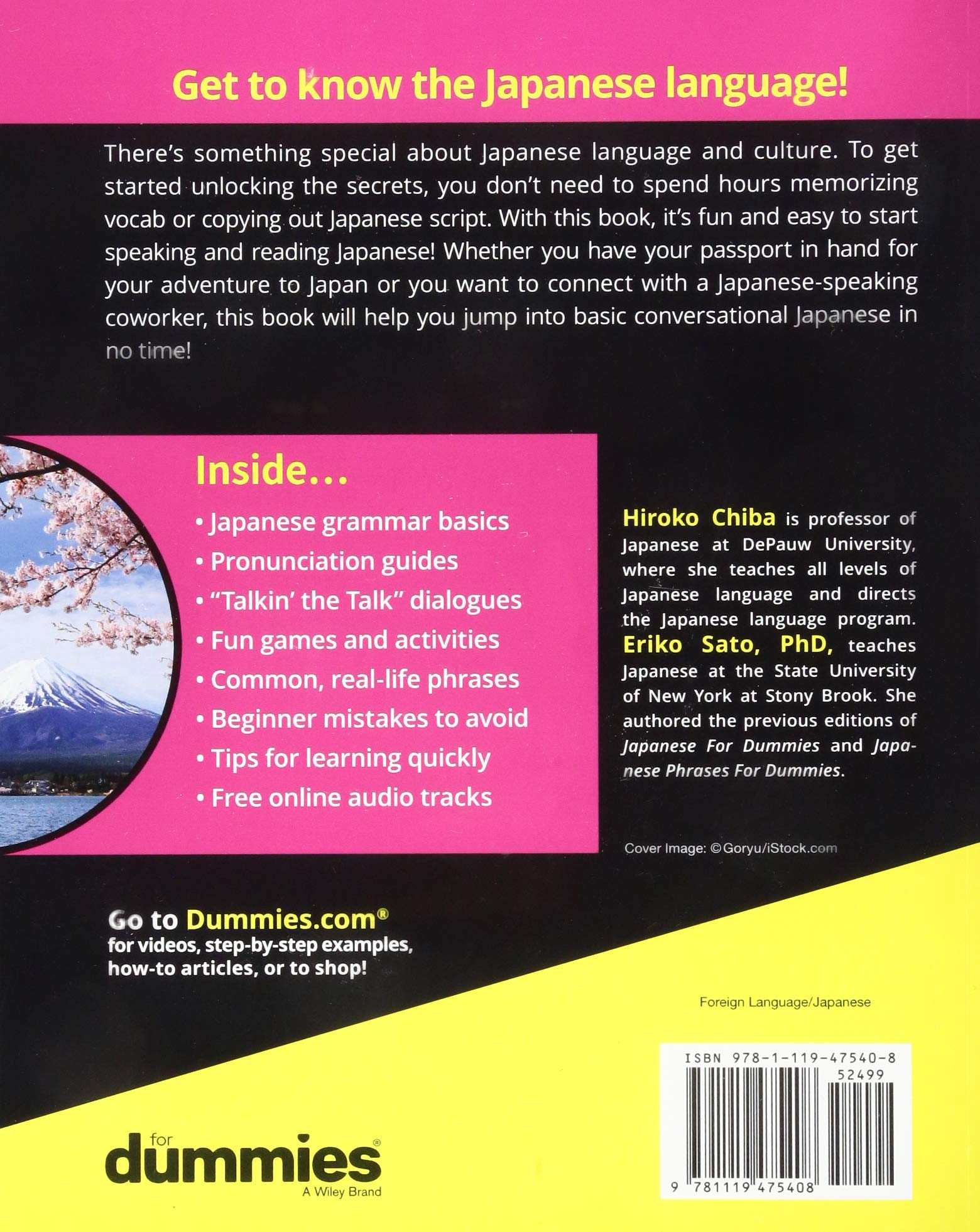 Japanese for Dummies Hiroko M. Chiba, Eriko Sato