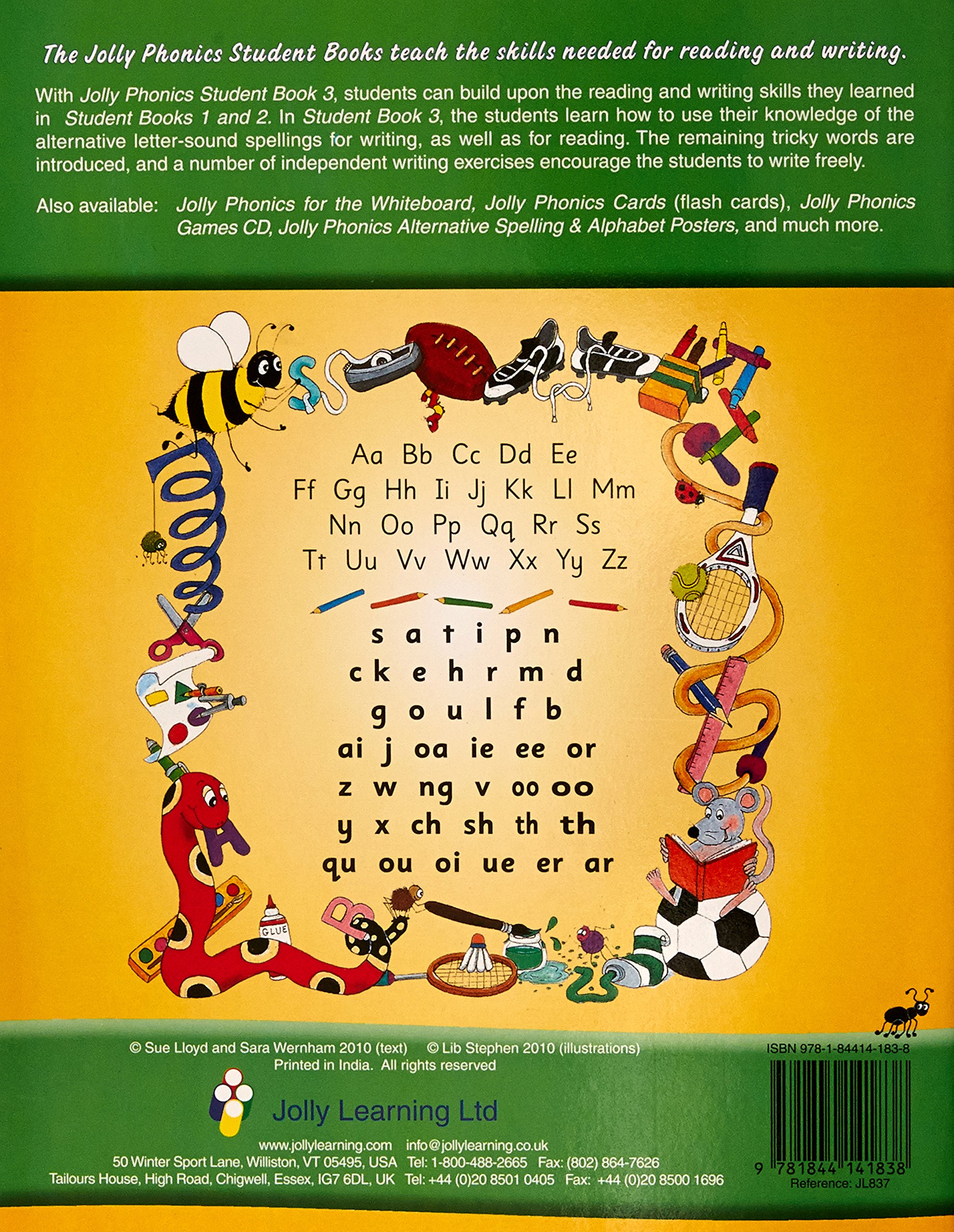 Jolly Phonics Student Book 3 Sara Wernham, Sue Lloyd