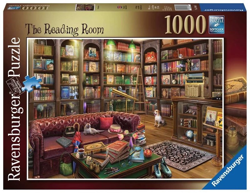 Puzzle 1000 piese The Reading Room Ravensburger