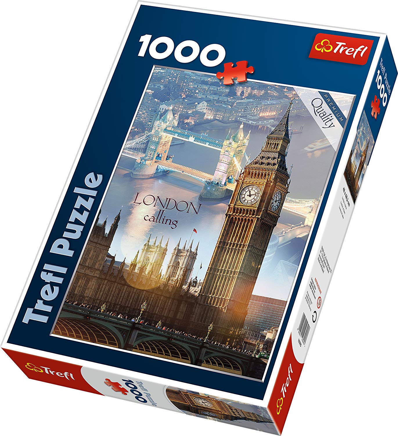 Puzzle 1000 piese Zori de zi la Londra Trefl