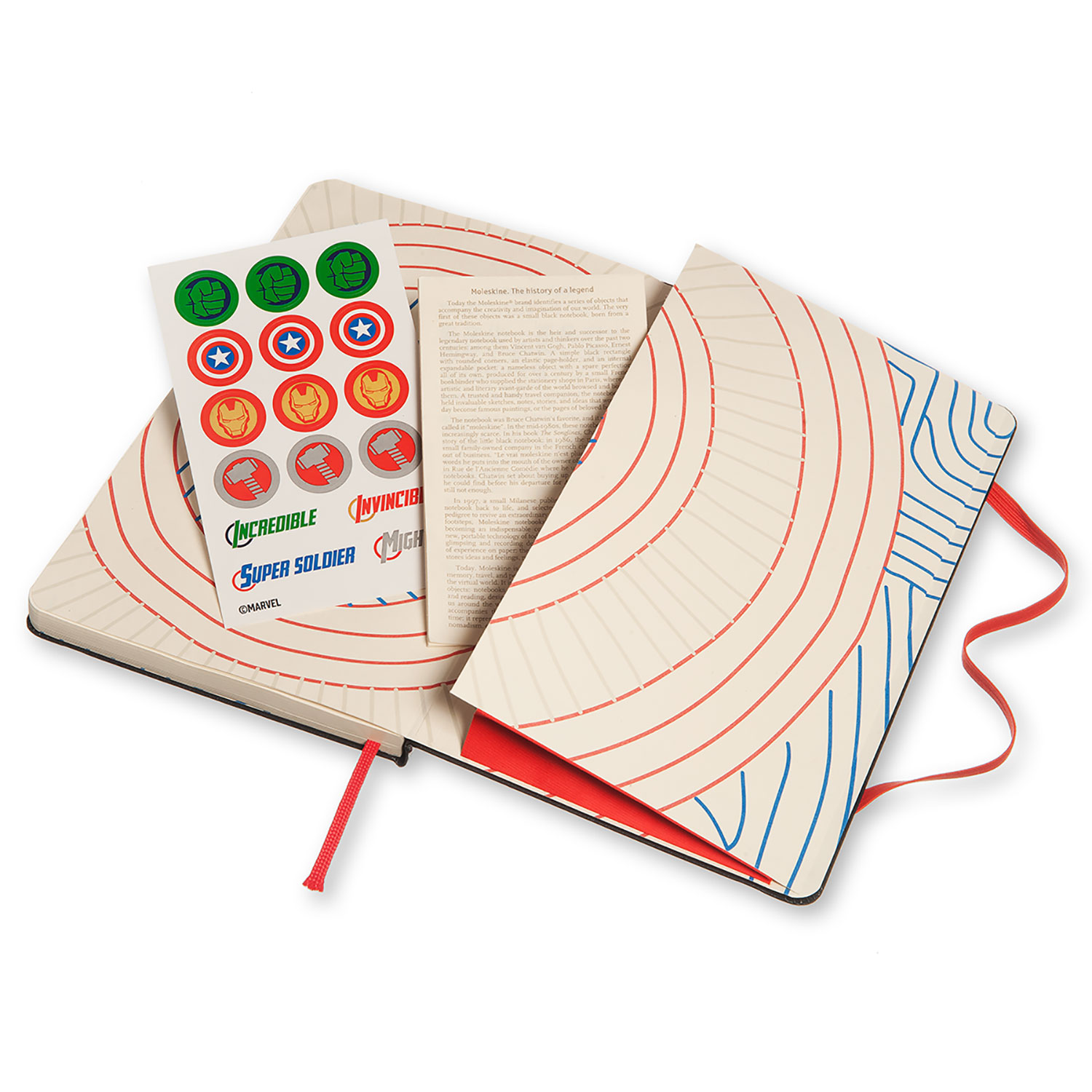 Moleskine The Avengers Captain America Limited Edition Notebook