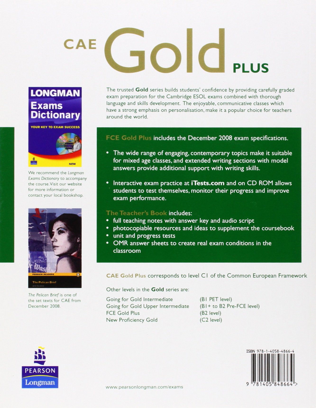 CAE Gold Plus Teacher's Resource Book Norman Whitby