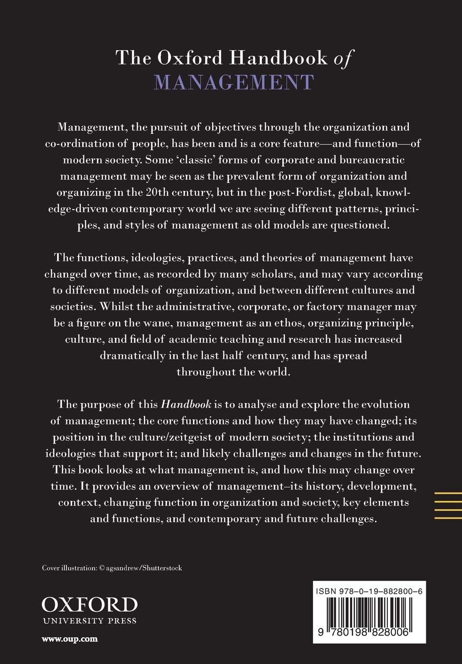 The Oxford Handbook of Management Adrian Wilkinson