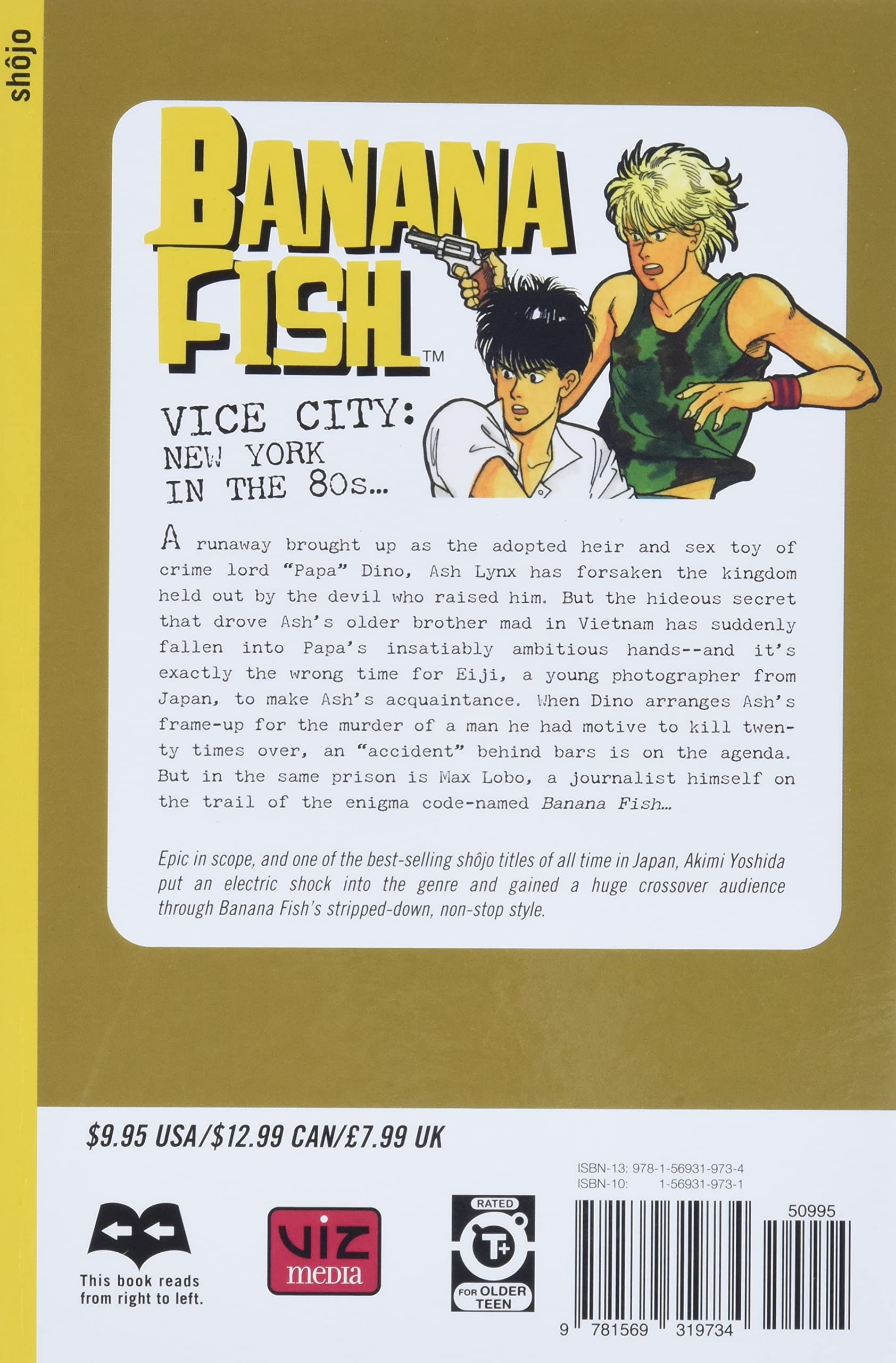 Banana Fish Volume 2 Akimi Yoshida