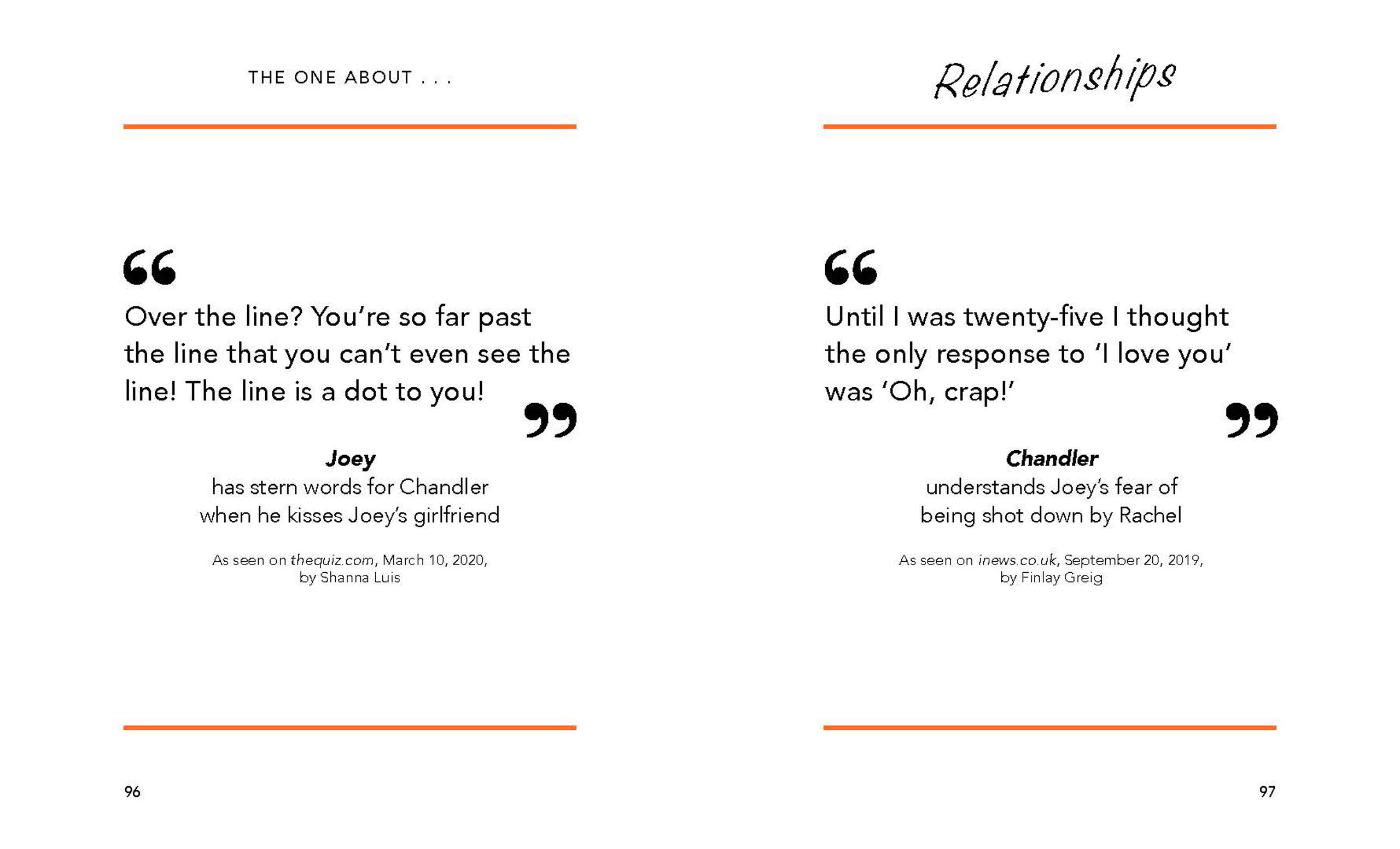 The One About Their Best OneLiners