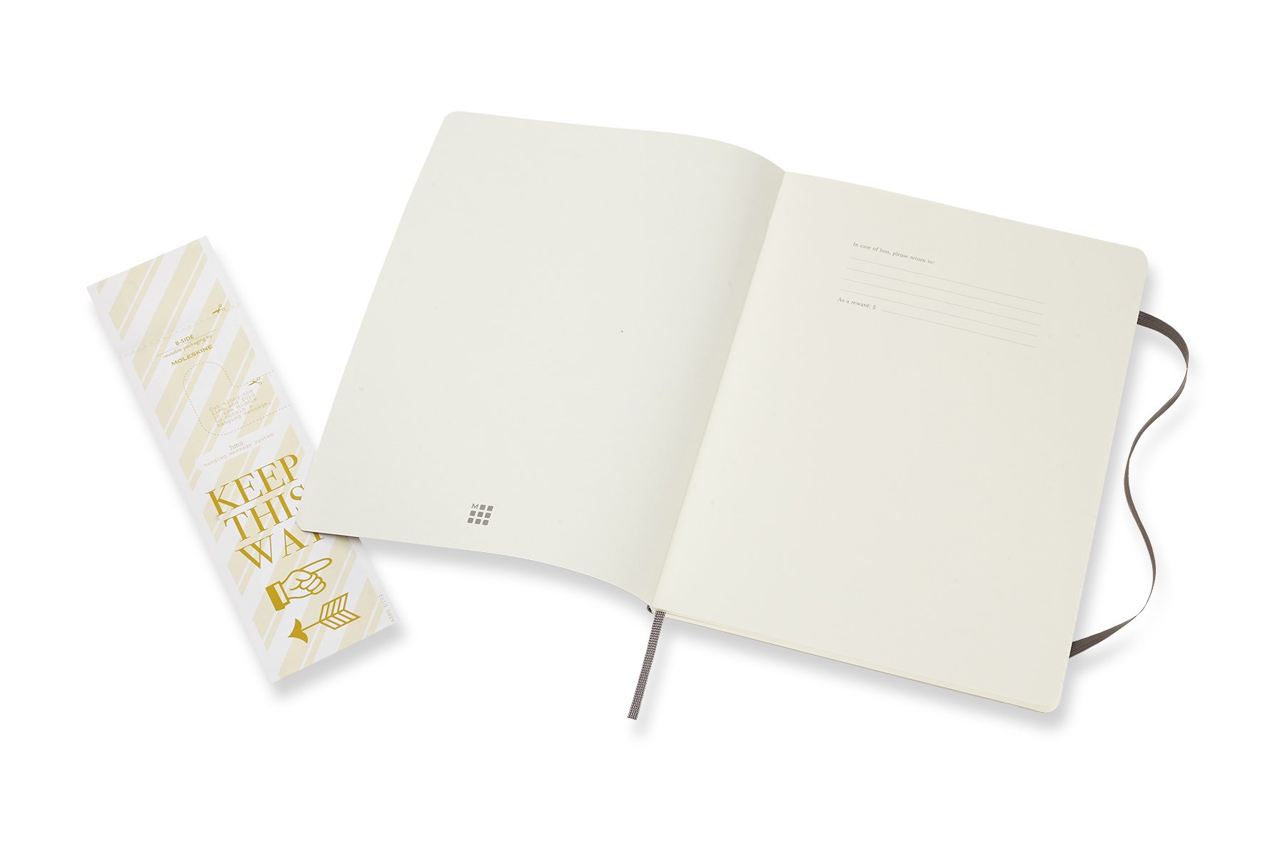 Moleskine Classic XLarge, Ruled, Soft Cover Earth Brown