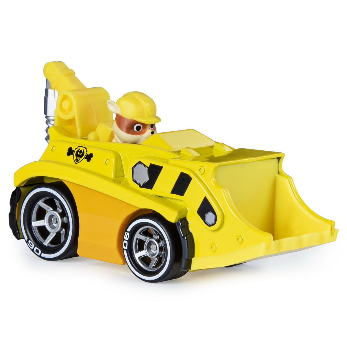 Jucarie PAW Patrol Macheta Metalica Rubble cu Excavator Spin Master