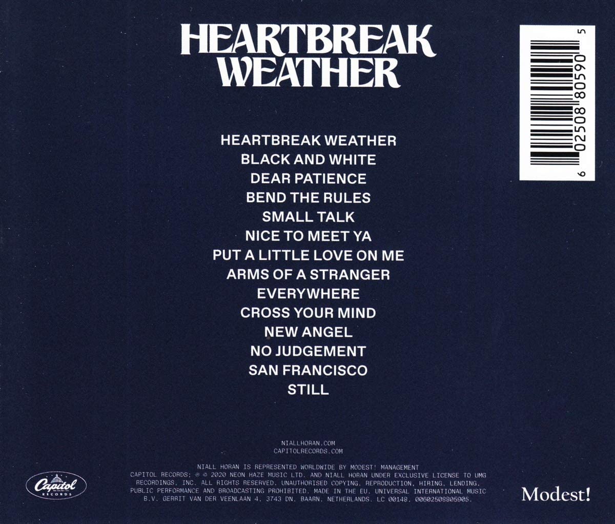 Heartbreak Weather Niall Horan