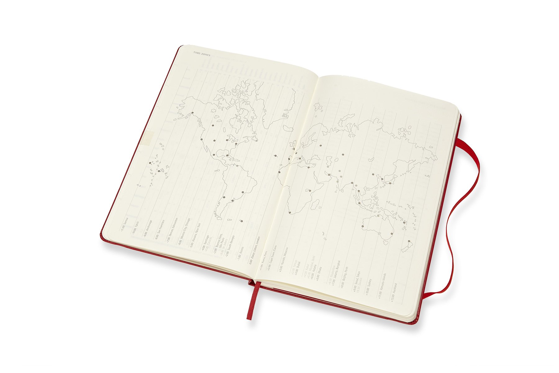 Agenda Moleskine Notebook Scarlet Red Large Weekly 18Month Diary