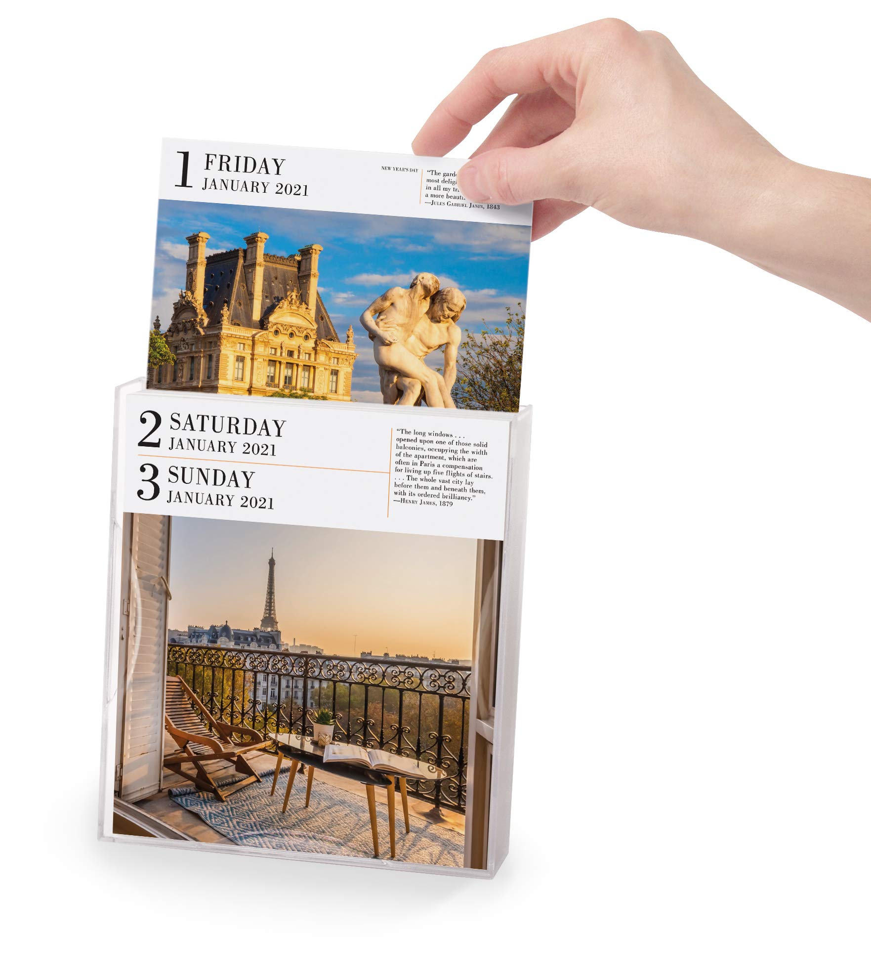 paris page a day gallery calendar 2023 Calendar 2021 Paris PageADay Gallery Workman Publishing