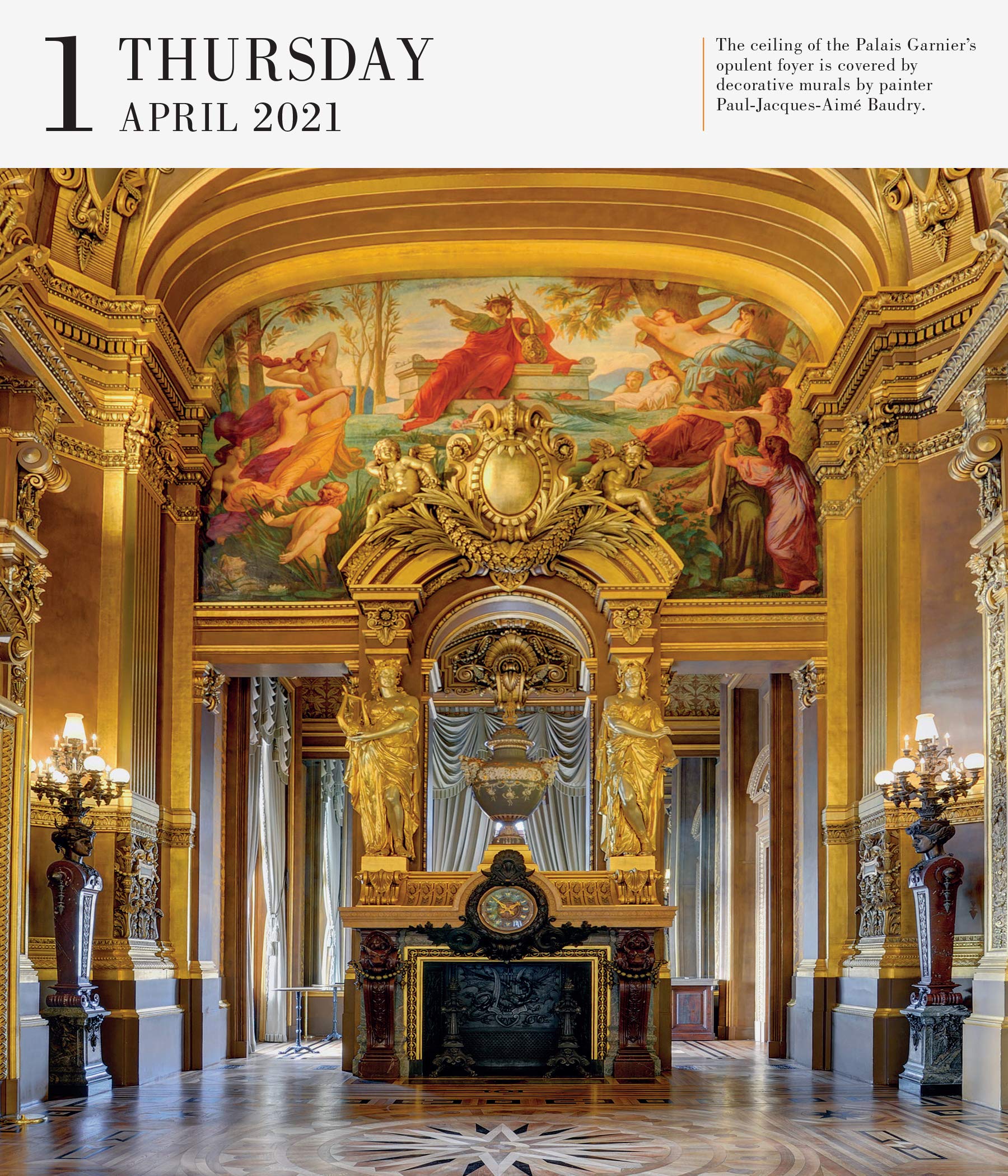 Calendar 2021 Paris PageADay Gallery Workman Publishing