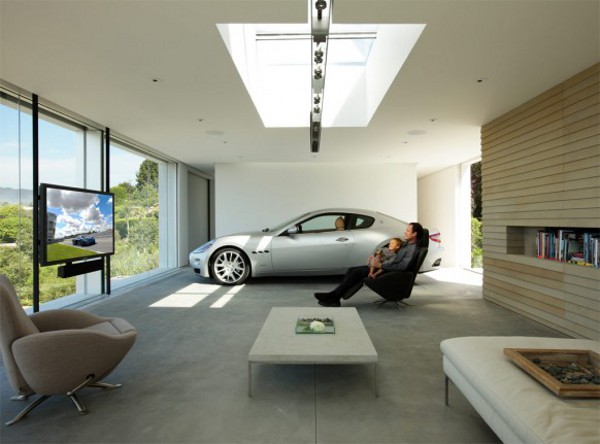 Car parked inside home 5 Decoist