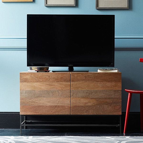 Rustic media console Decoist