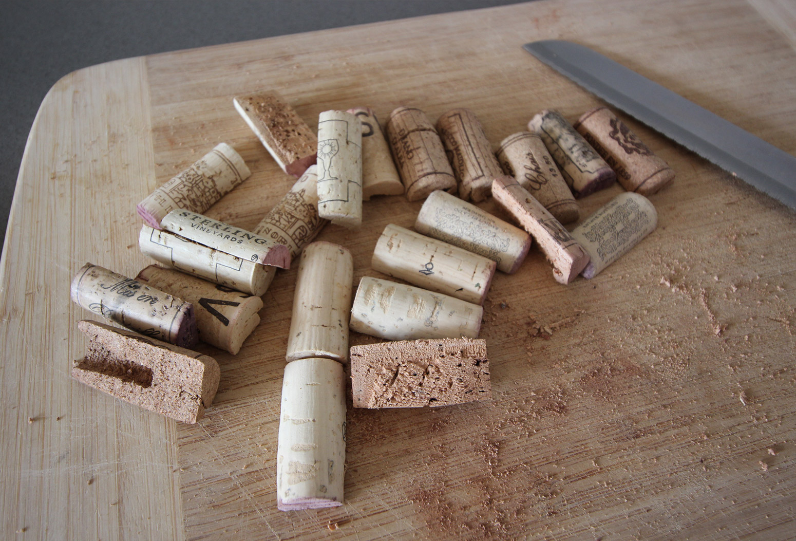 Cork Pic Frame DIY Cut Corks Decoist