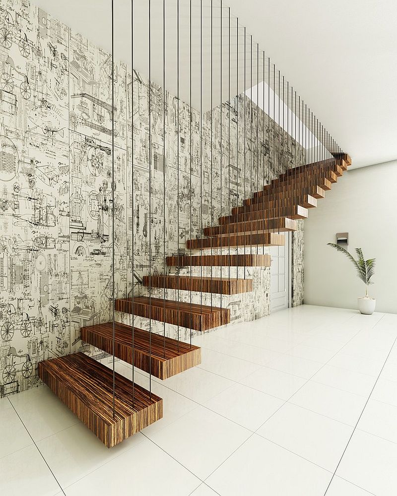 Cool Contemporary Staircase With Cheap Price