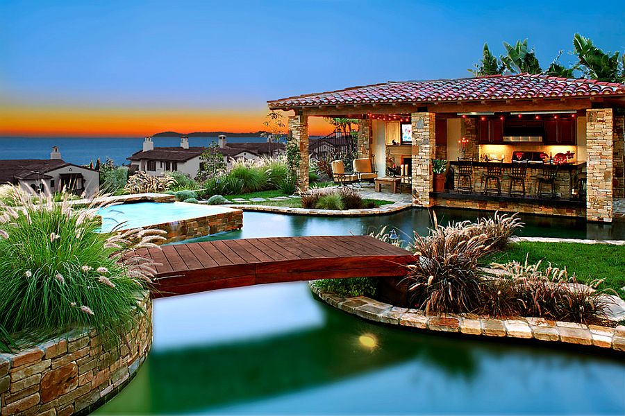 Comfortable Pool Tropical Landscaping Ideas For Small Room