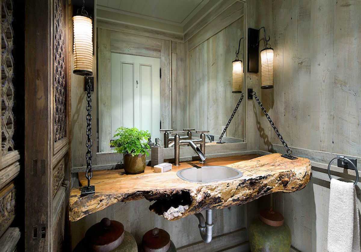 Rustic Bathroom Countertops Countertops Ideas