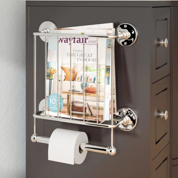 16+ Stylish Bathroom Magazine Holder Ideas Decoist