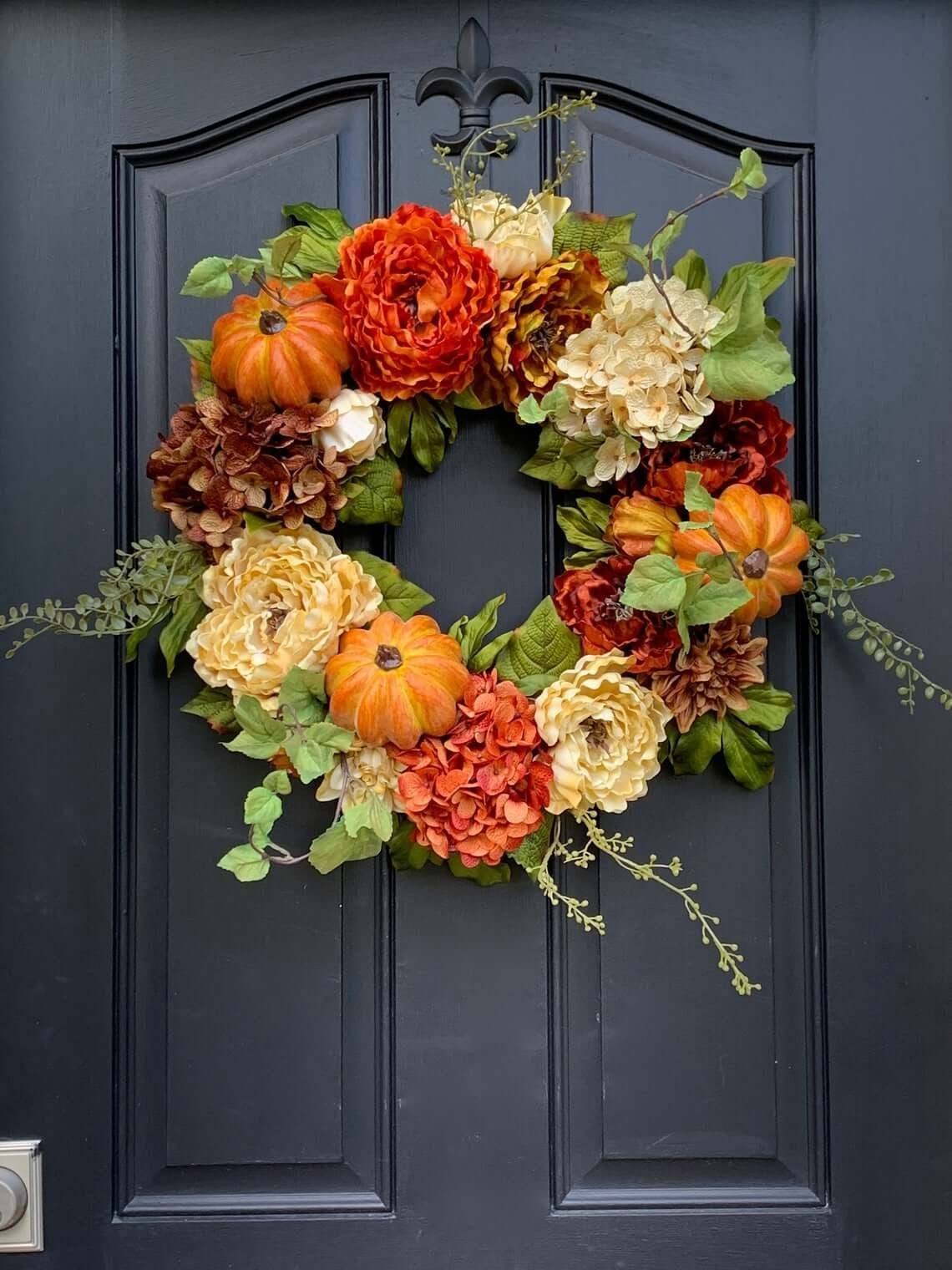 Amazing Autumn Fall Wreath Ideas For Front Doors Decoist