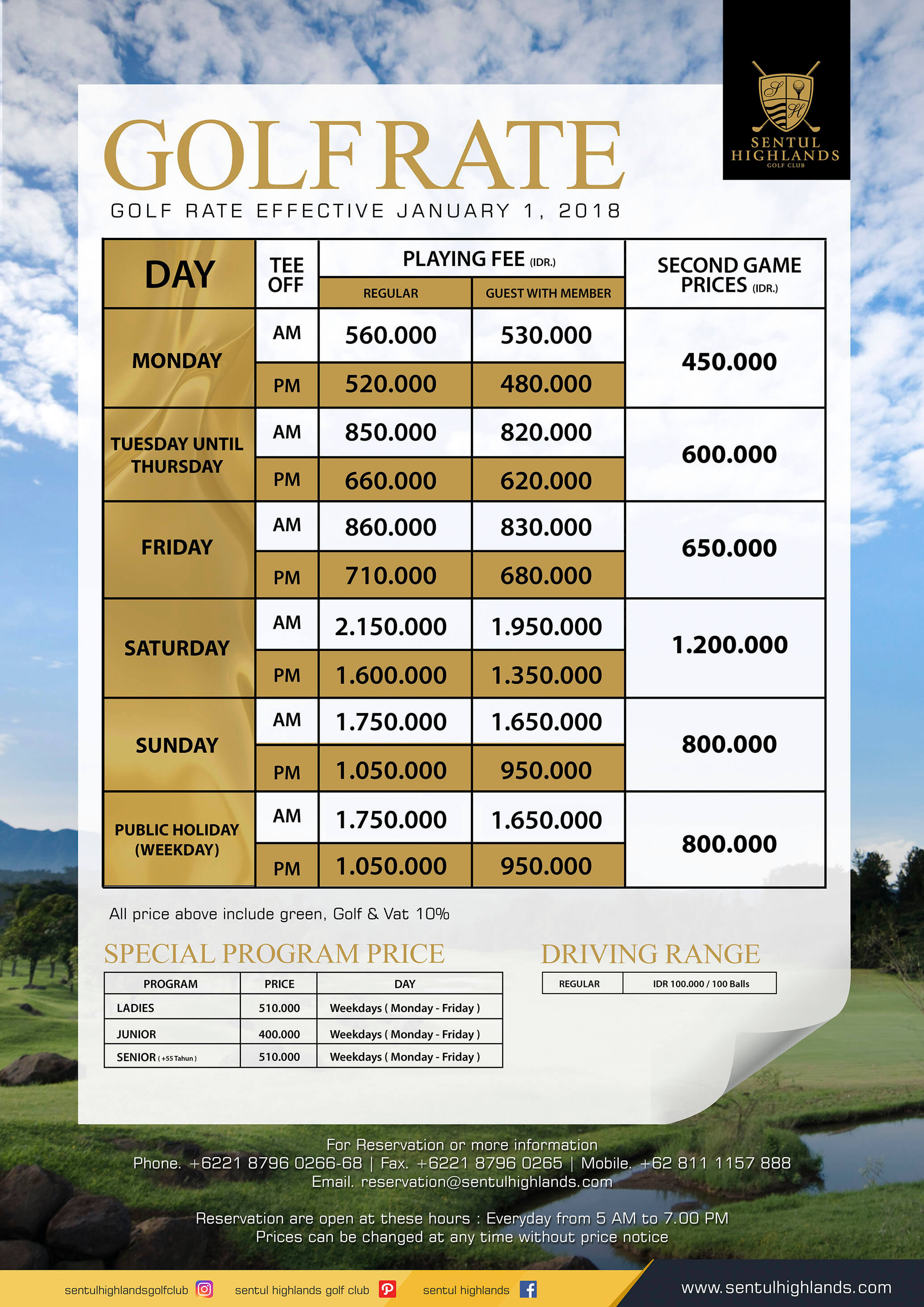 The best golf courses in Bogor, Indonesia Deemples Golf App