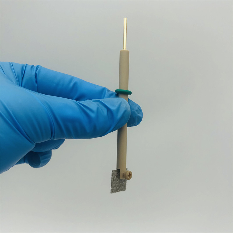 Cheap PEEK replaceable titanium electrode holder Dekresearch