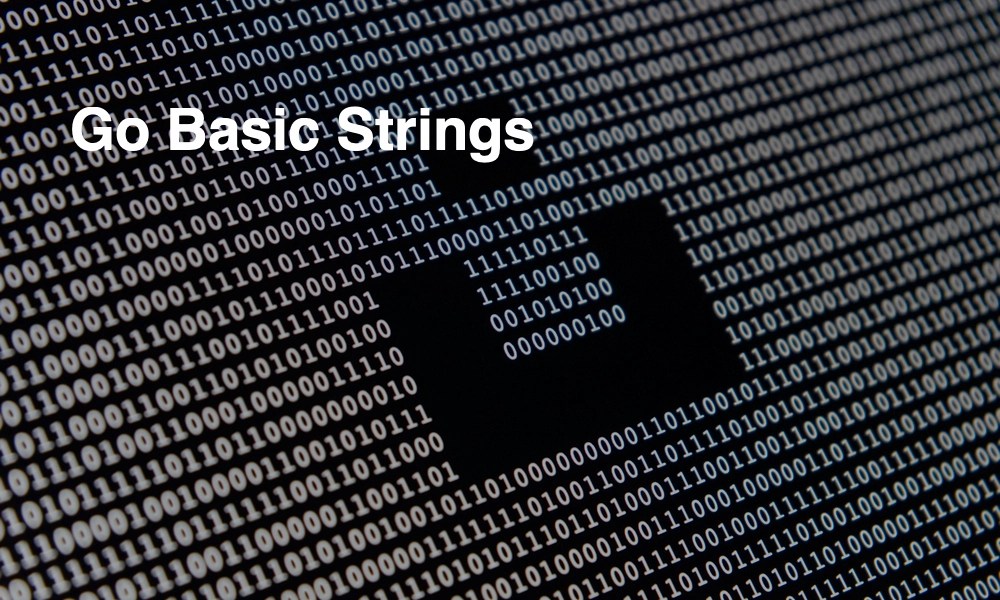 Go Basic Strings