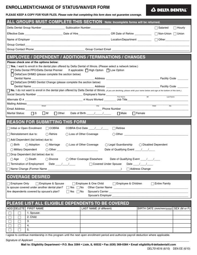 Mastering the Delta Dental Group Enrollment Application A Comprehensive Guide