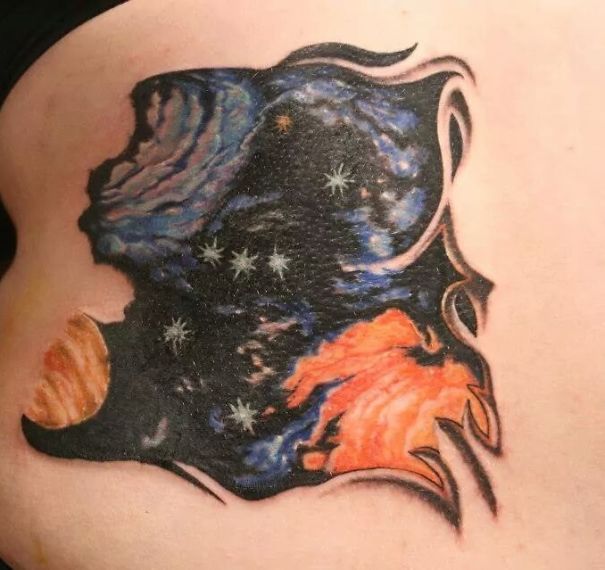 45 Space Tattoo Designs For Astronomy And Science Fiction Lovers -Designbump 570_x_605_jpg