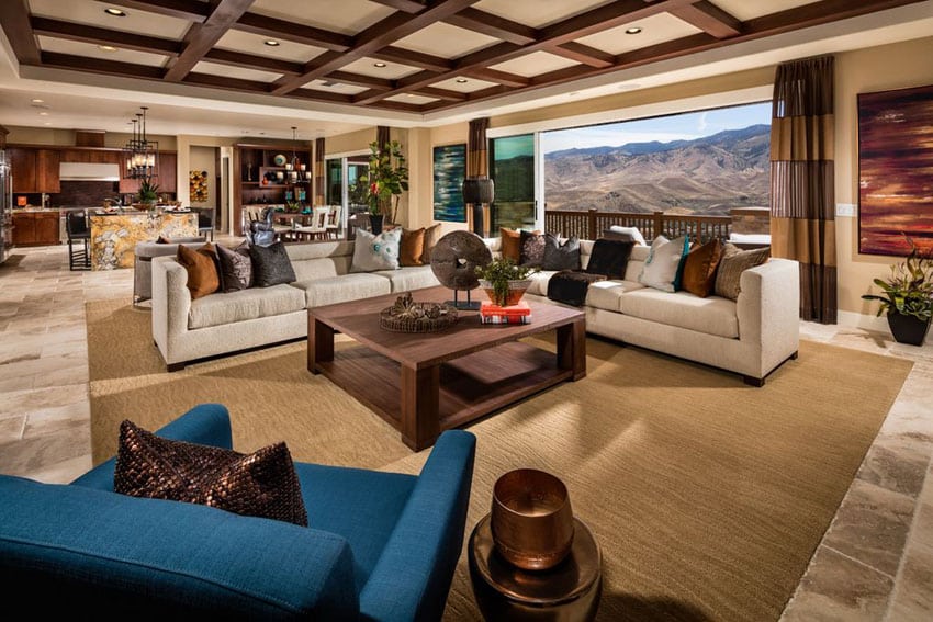 43 Beautiful Large Living Room Ideas (Formal & Casual Designs