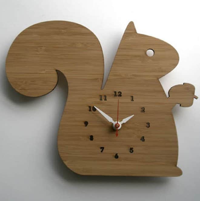 Decoylab Modern Animal Clock