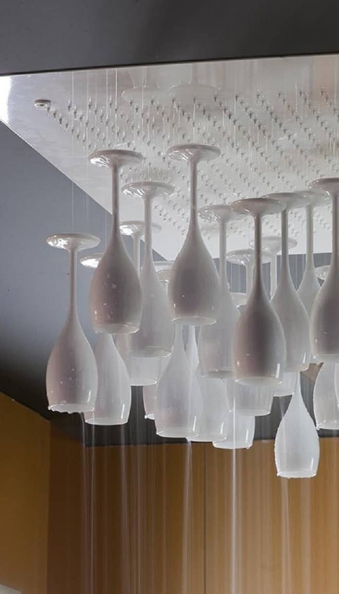 Unique shower head from Visentin