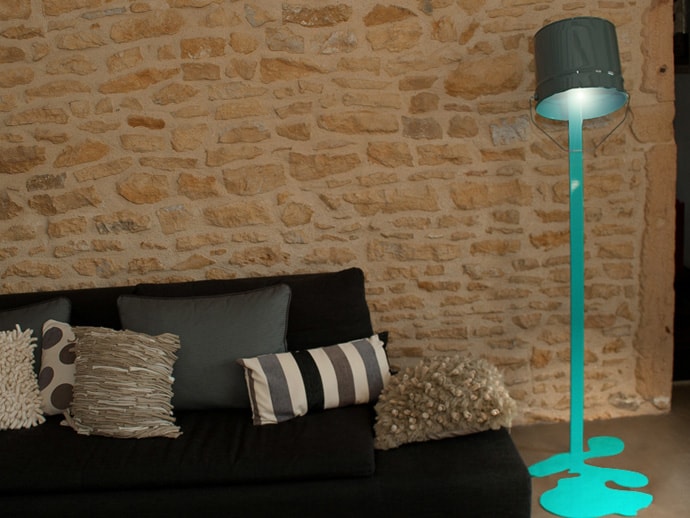 Oops! Paint Spilled Out Oups Lamp by Nathalie Bernollin