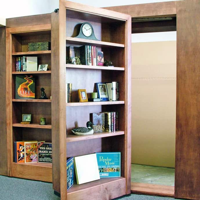 Hidden Room Behind Bookcase Door
