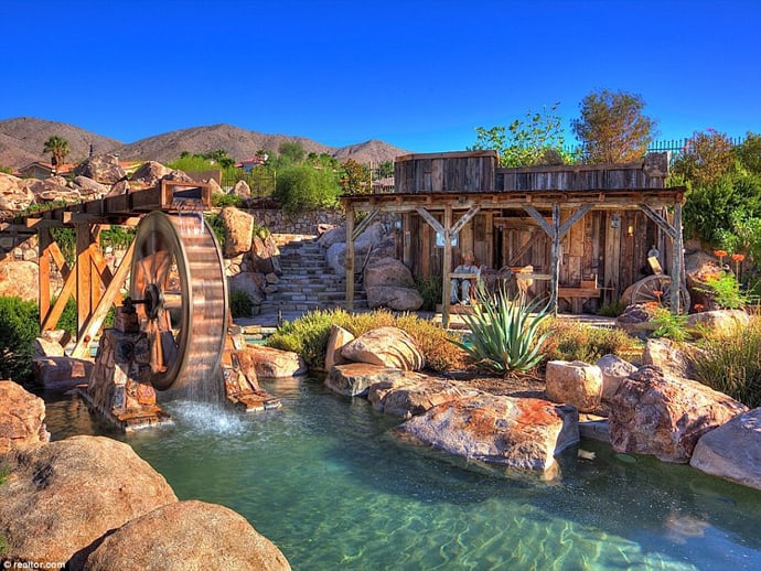 Water Park Mansion in Boulder City, Nevada, USA